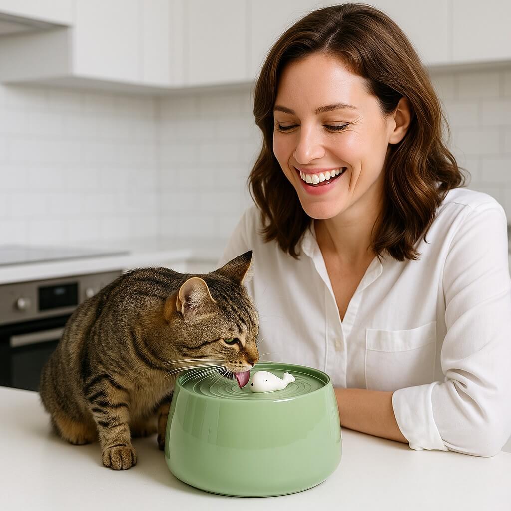 KERAMISCH WATERFONTIJN VOOR KATTEN | AquaCeramic