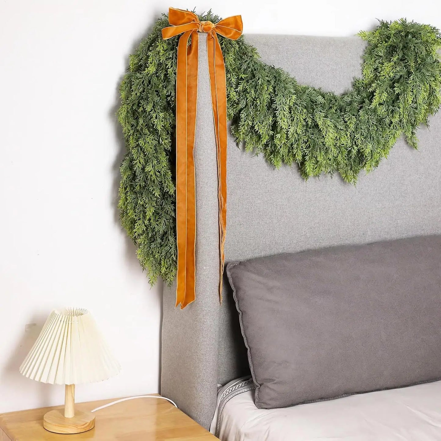 Kerstguirlande Groene Cipres Takken Winterpatroon Accent