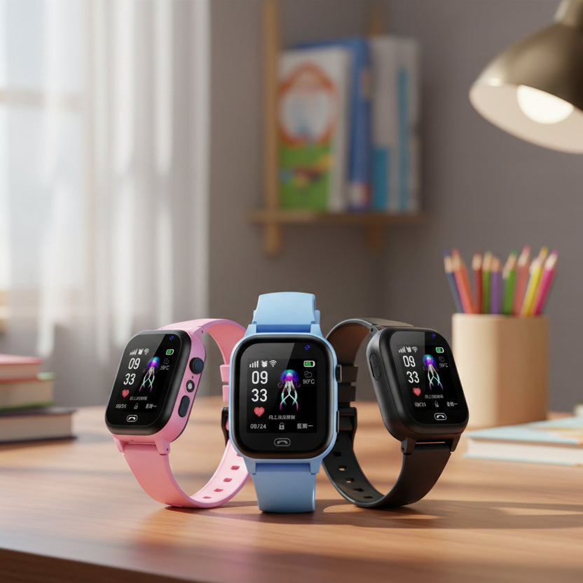 KIDTRACK Horloge - GPS smartwatch met realtime tracking en video-oproep voor kinderen