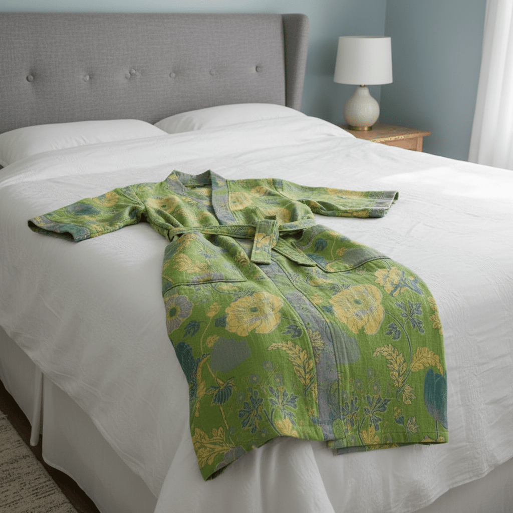 KIMOGINKO – Kimono Badjas gemaakt van Biokatoen voor Ademend Comfort
