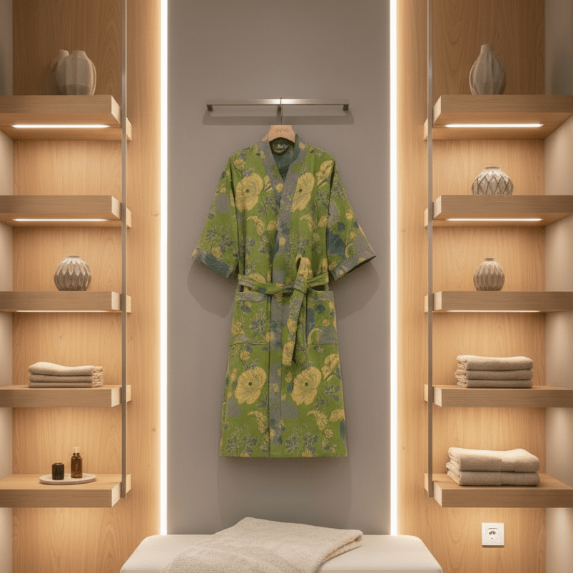 KIMOGINKO – Kimono Badjas gemaakt van Biokatoen voor Ademend Comfort