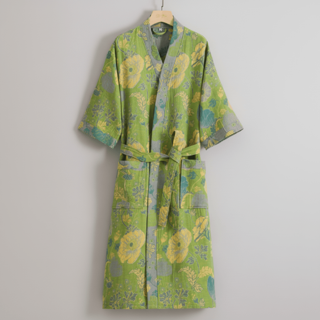 KIMOGINKO – Kimono Badjas gemaakt van Biokatoen voor Ademend Comfort
