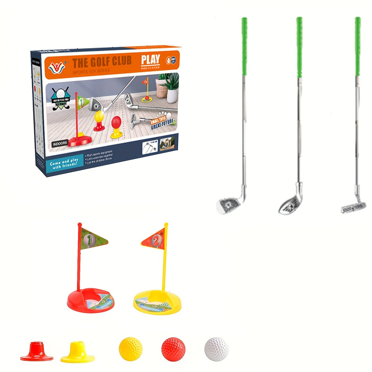 Kinderen Golfset - Verstelbare Clubs en Doelen voor Eindeloos Speelplezier