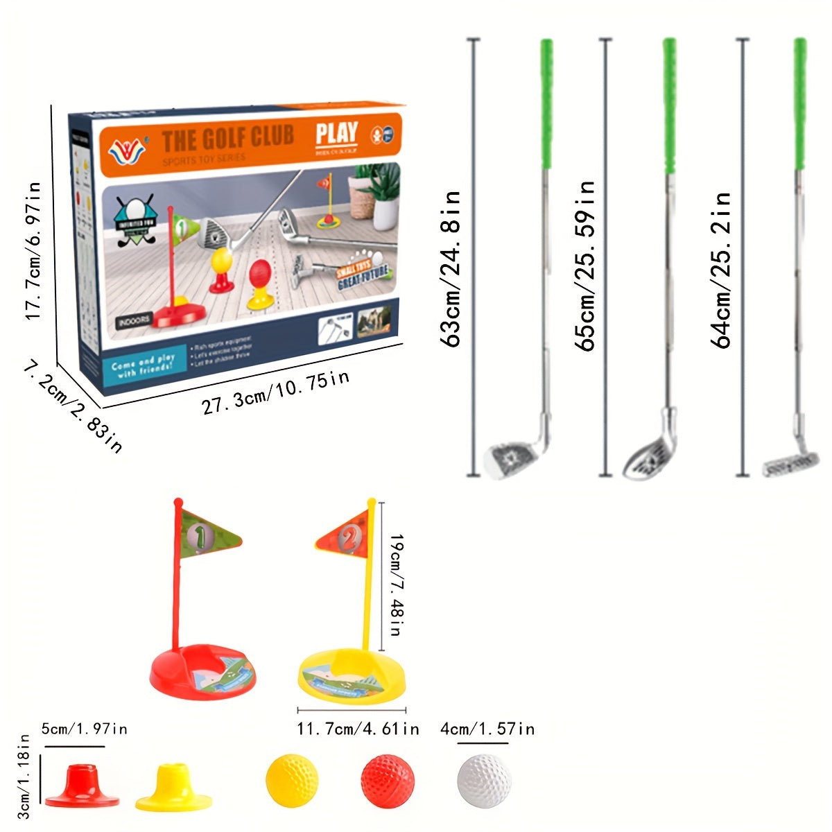 Kinderen Golfset - Verstelbare Clubs en Doelen voor Eindeloos Speelplezier