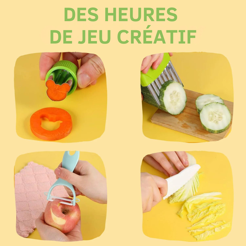 Kindveilige Kookgerei voor Montessori (12 stuks)