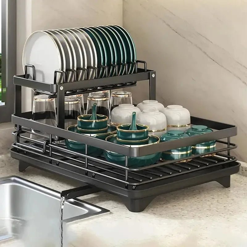 KITCHENFORM – Vouwbare RVS Afwasrek, Ruimtebesparend Ontwerp voor Moderne Keukens