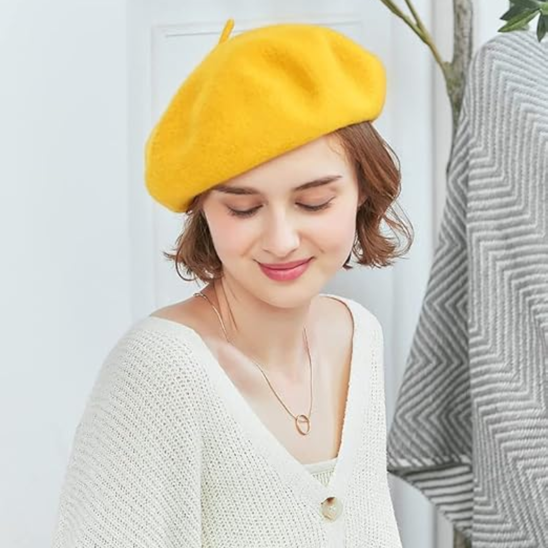 Klassieke Franse Wol Beret – Evelyne