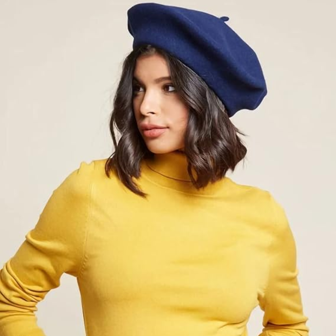 Klassieke Franse Wol Beret – Evelyne