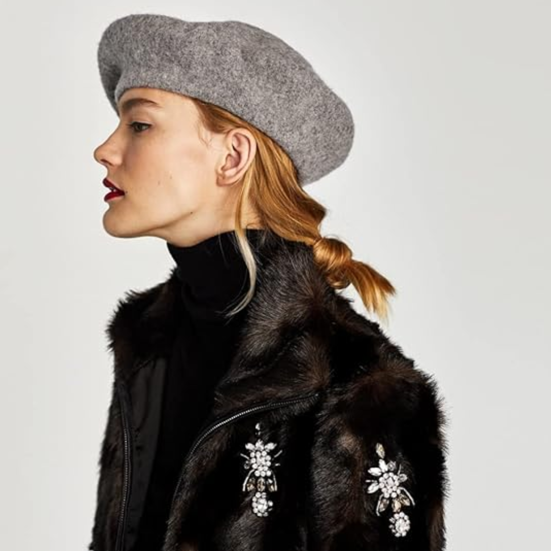 Klassieke Franse Wol Beret – Evelyne