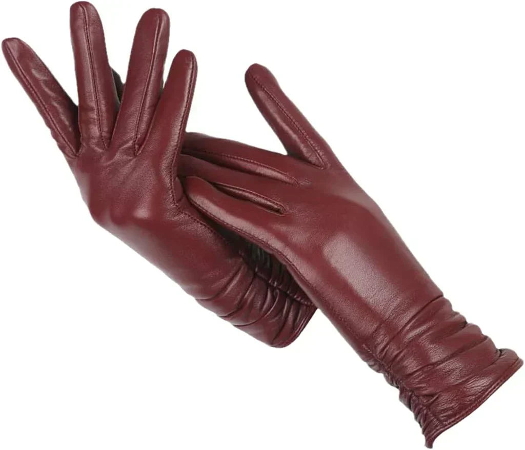 Klassieke Leren Vrouwenhandschoenen - LuxLeather