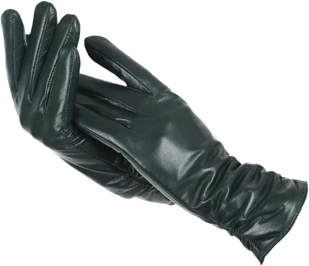 Klassieke Leren Vrouwenhandschoenen - LuxLeather