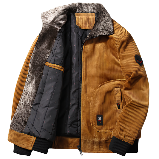 Klassieke Winter Corduroy Jas voor Mannen - Image 1