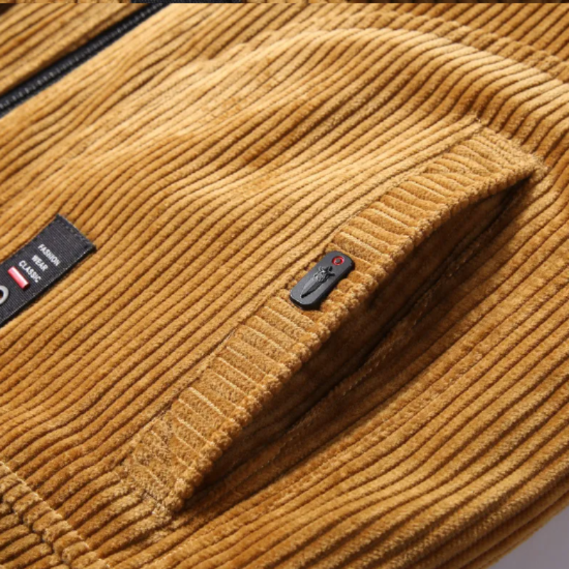 Klassieke Winter Corduroy Jas voor Mannen - Image 1