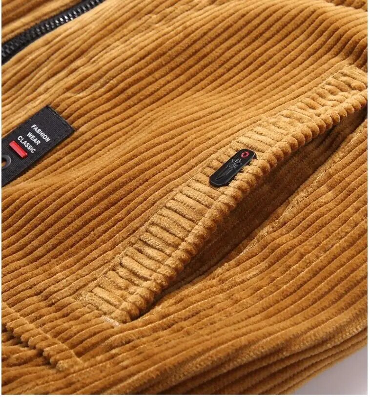 Klassieke Winter Corduroy Jas voor Mannen