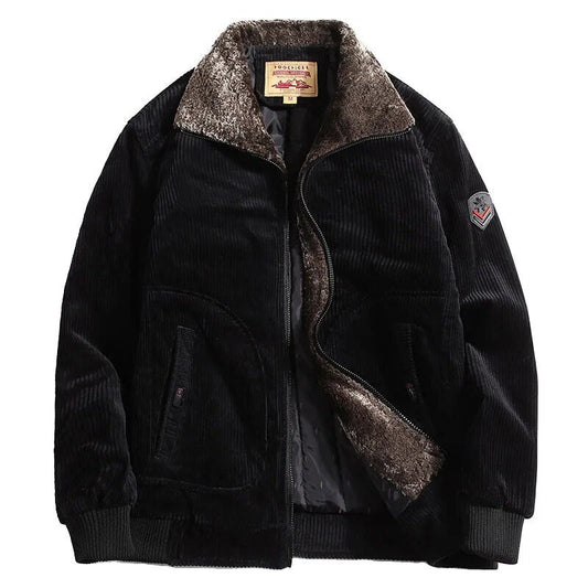 Klassieke Winter Corduroy Jas voor Mannen