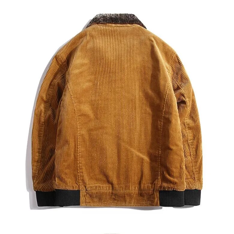 Klassieke Winter Corduroy Jas voor Mannen