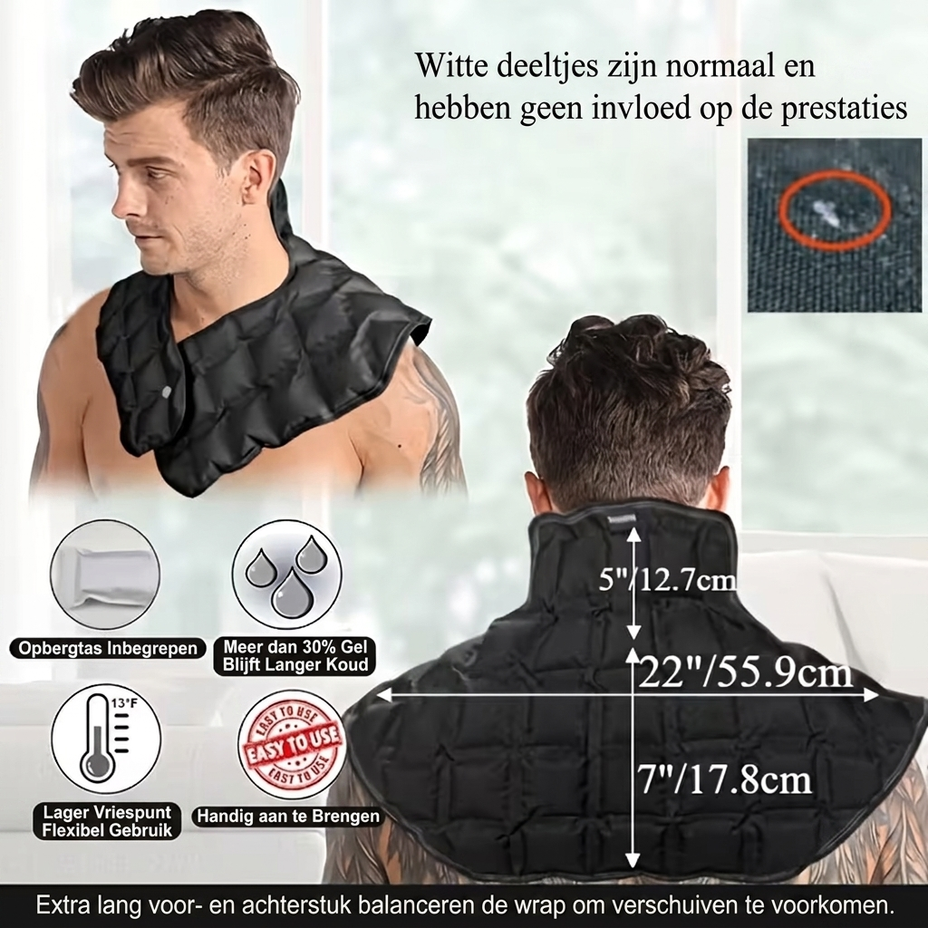 Koelende Gel Schouder- en Nekwrap