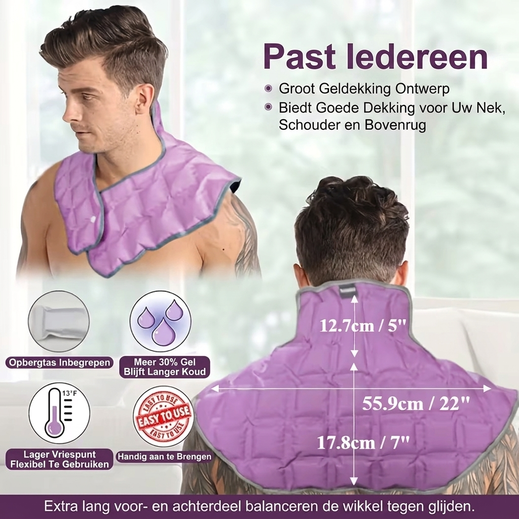 Koelende Gel Schouder- en Nekwrap