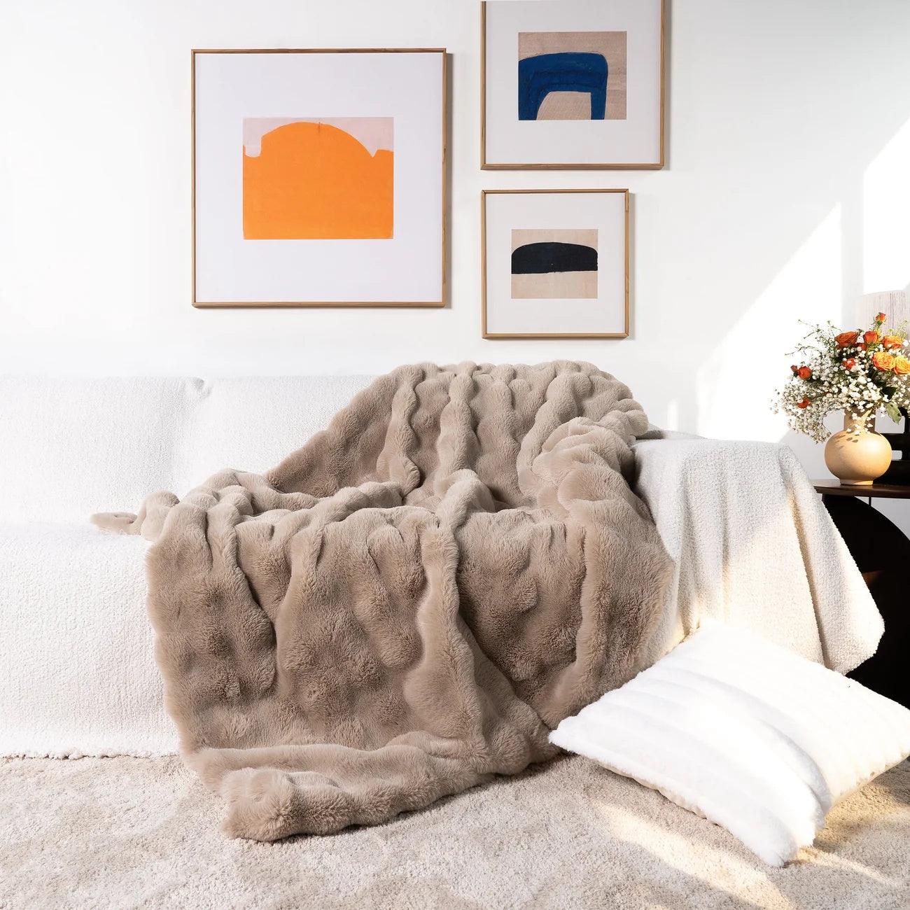Konijnen Faux-Fur Deken