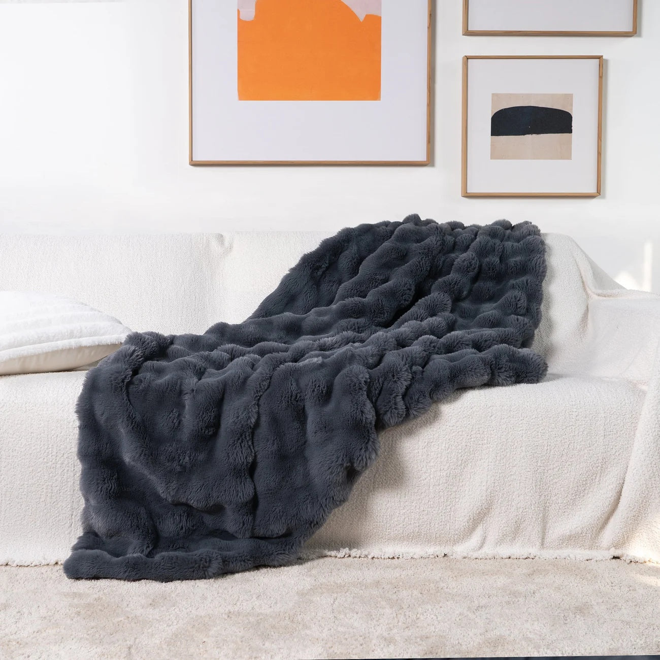 Konijnen Faux-Fur Deken