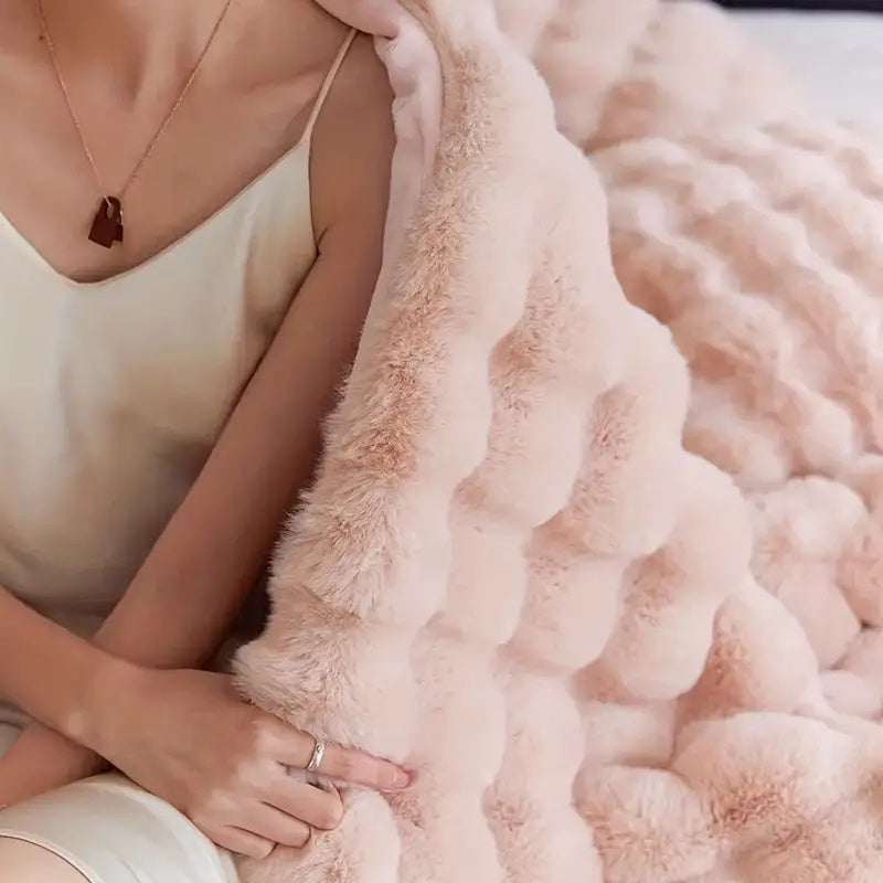 Konijnen Faux-Fur Deken