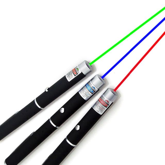 Laserpointer Laserlichtpen Lasersight 5 MW Hoge Vermogen Laserpointer Groen Blauw Rood Militaire Laser Meter 405 Nm 530 Nm 650 Nm Laser