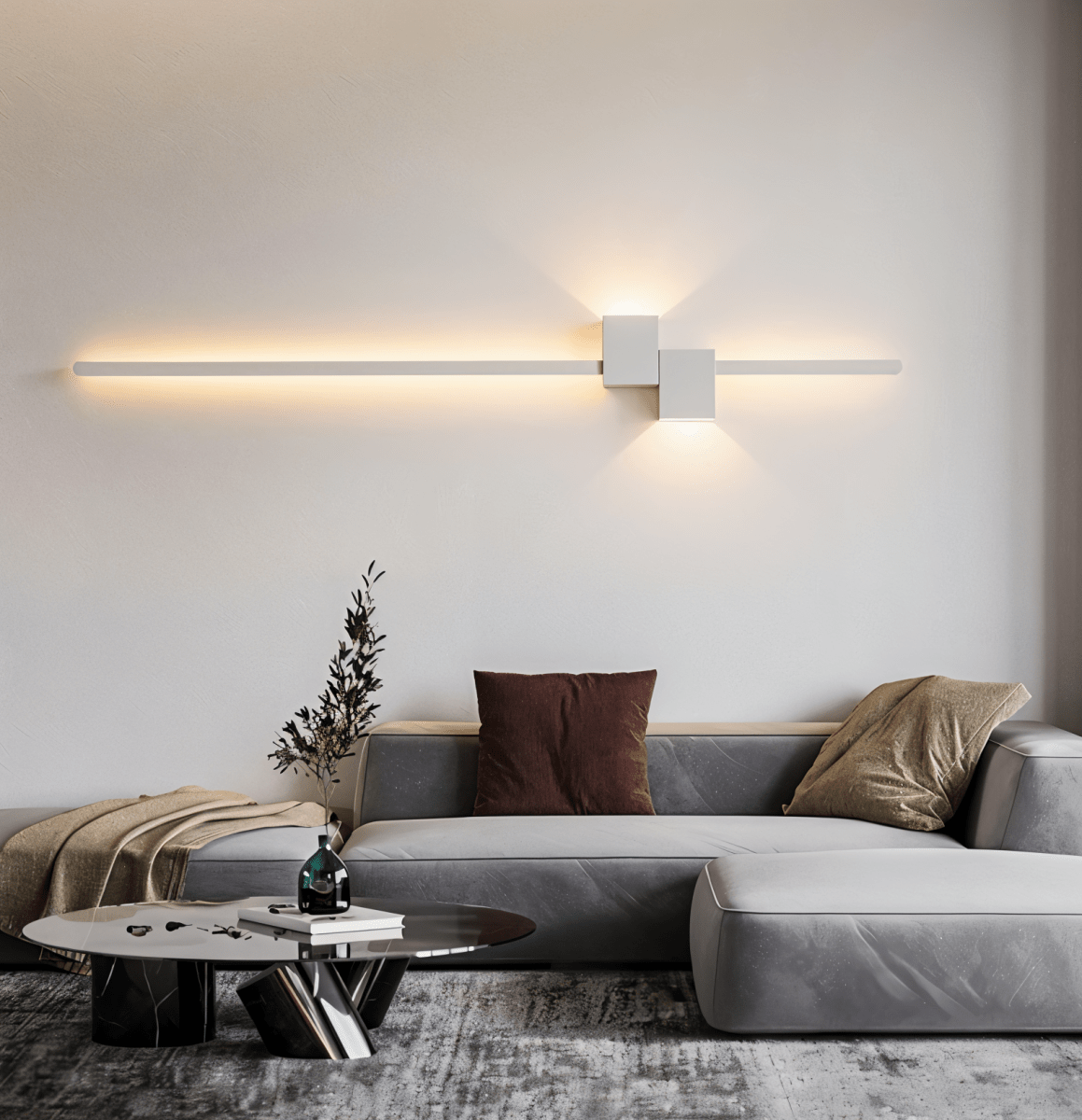 LINESTRIPE - Minimalistische LED wandlamp voor een moderne sfeer