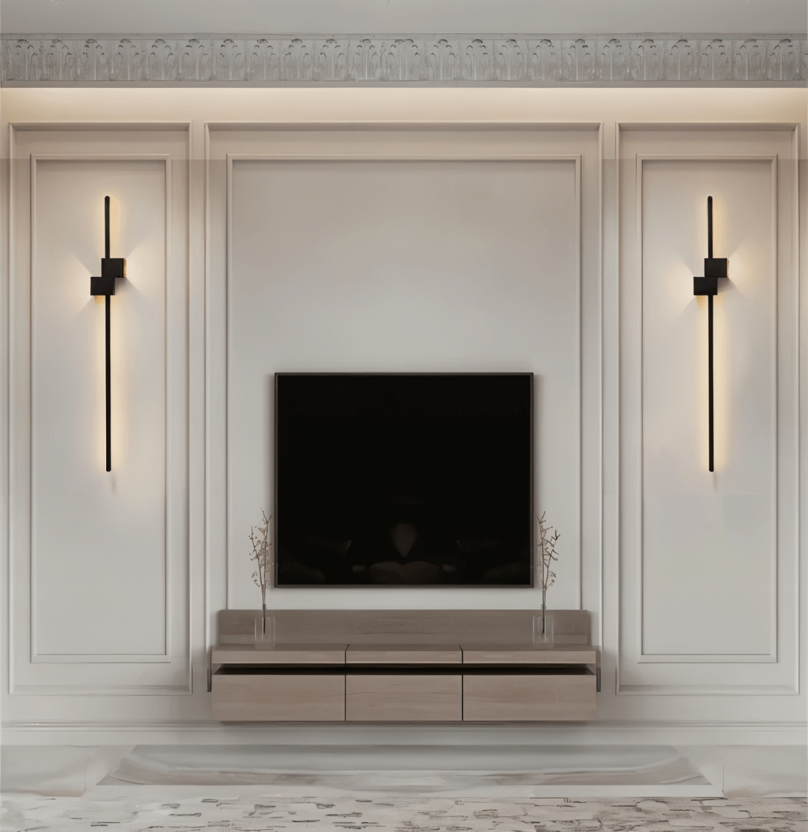 LINESTRIPE - Minimalistische LED wandlamp voor een moderne sfeer
