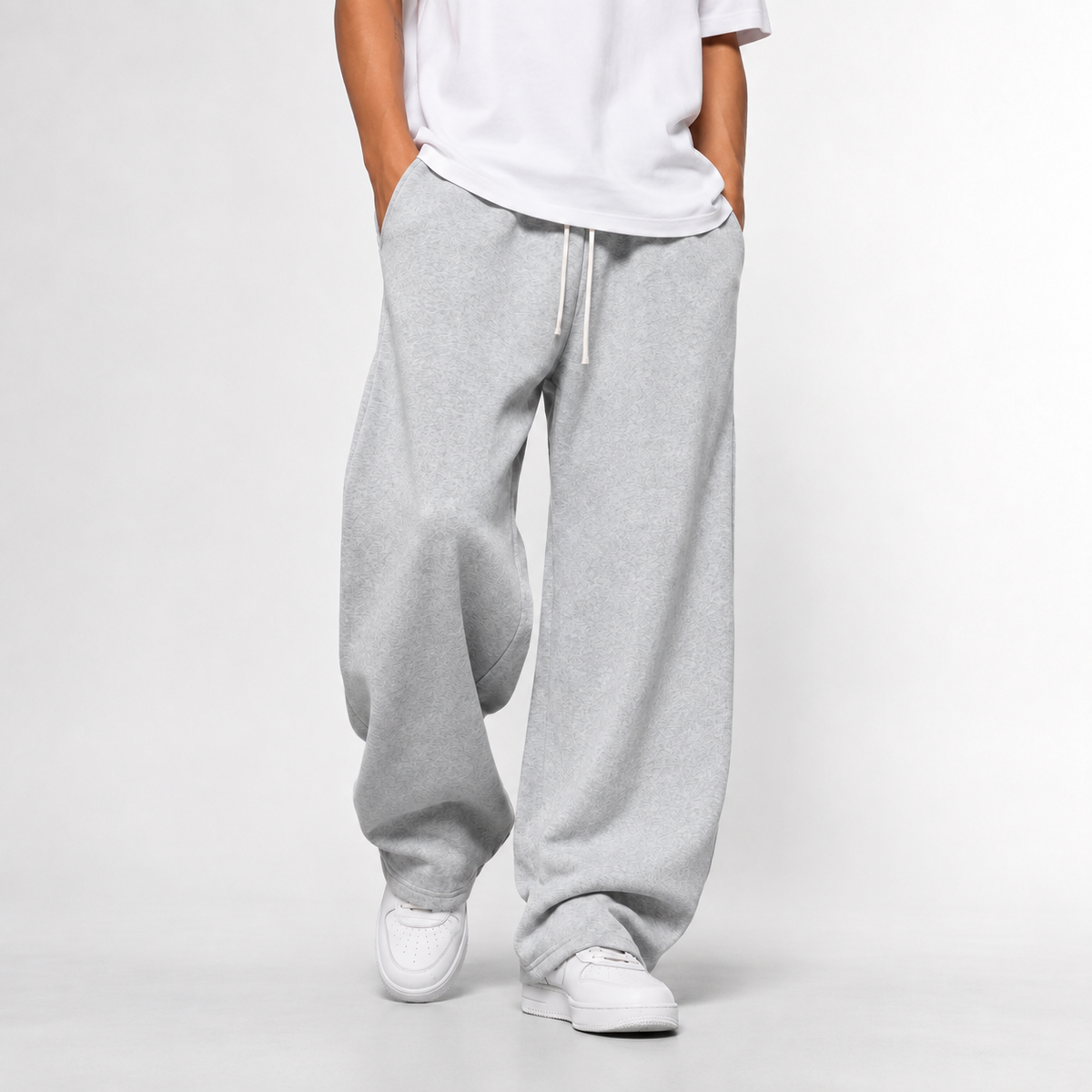Losvallende en lange joggingbroek