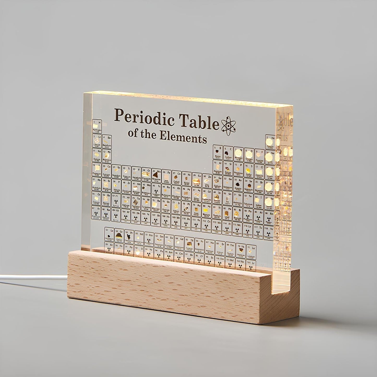 Luminous Periodiek Systeem met Echte Elementen - Elementa