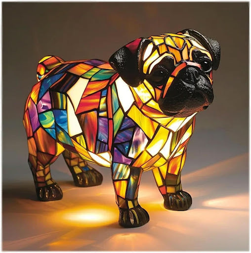 Lunaro - Artistieke LED Nachtlamp met Hondenrassen voor Binnenhuisdecoratie