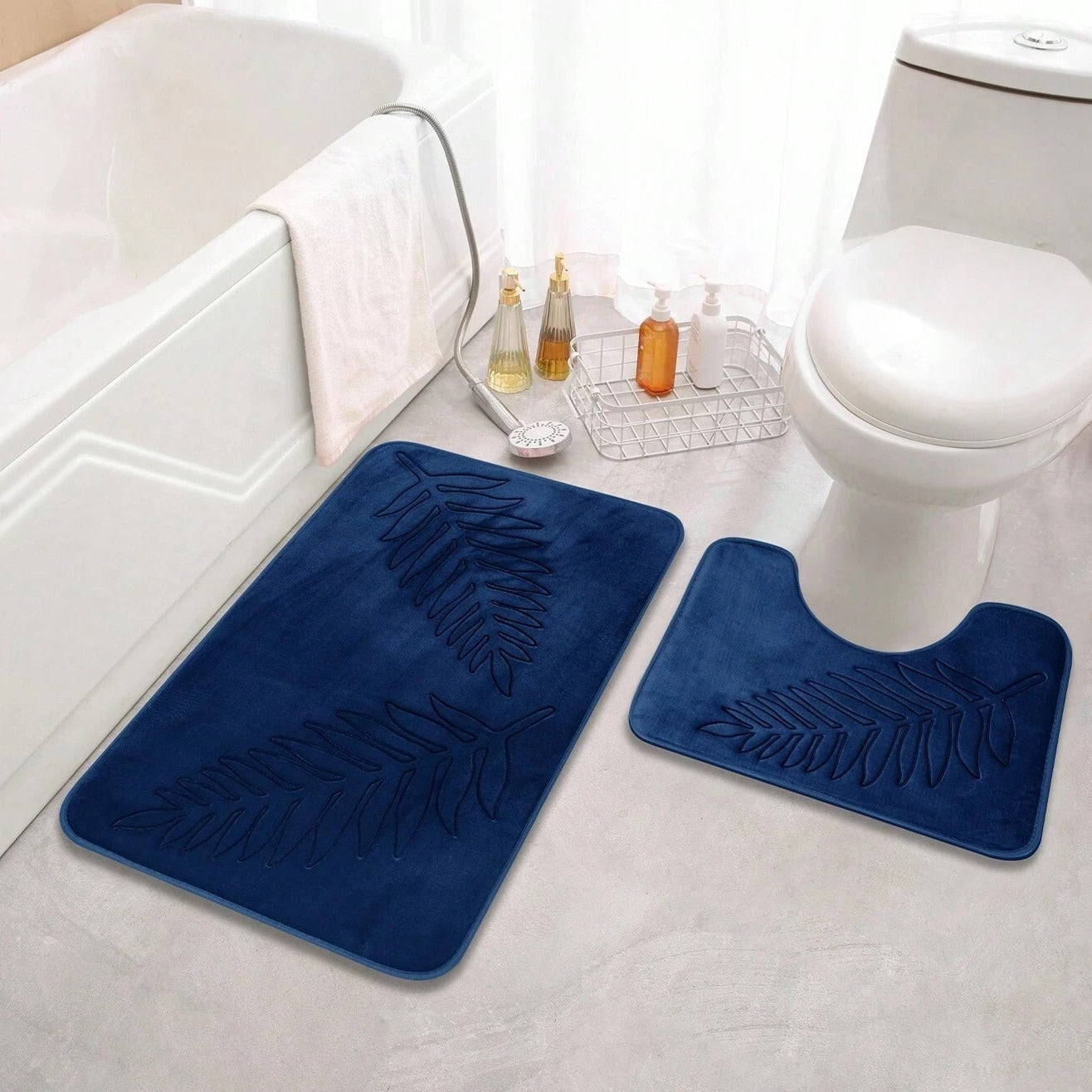 Lush Leaf Comfort Badmat Set - 2 Stuks