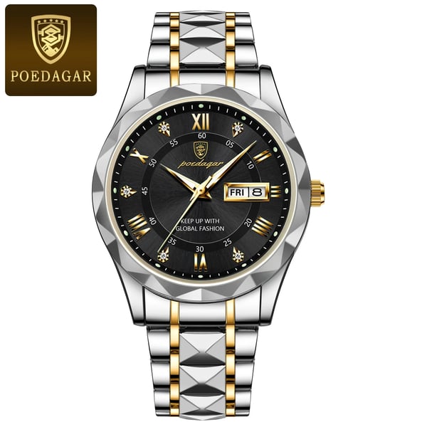 Luxe Waterdichte Herenhorloge van Premium Merk met Luminous Functie