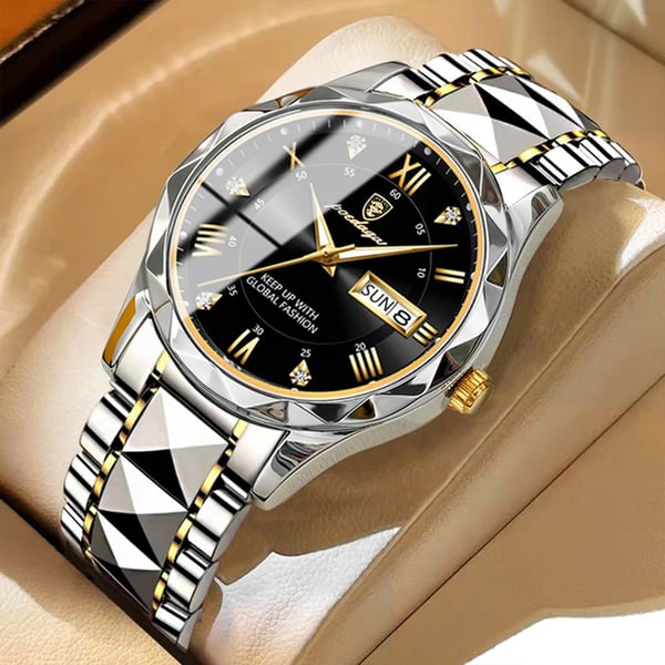 Luxe Waterdichte Herenhorloge van Premium Merk met Luminous Functie