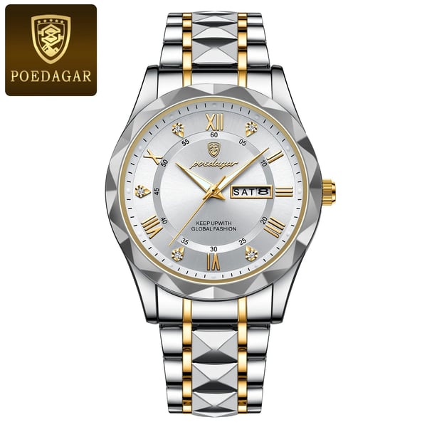 Luxe Waterdichte Herenhorloge van Premium Merk met Luminous Functie