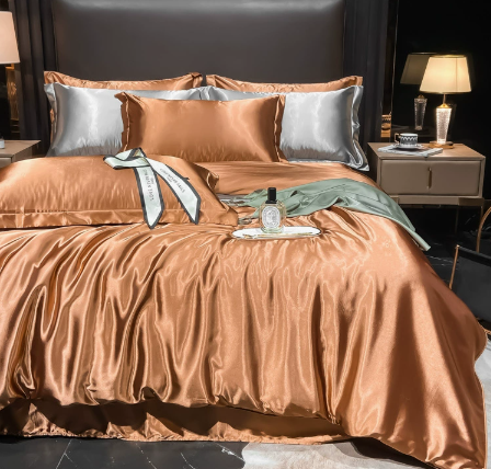 Luxueuze Zijde Set | Compleet Zijde Beddegoed Set - Image 2