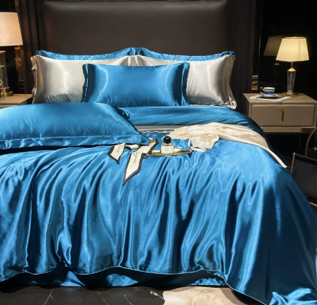 Luxueuze Zijde Set | Compleet Zijde Beddegoed Set - Image 3