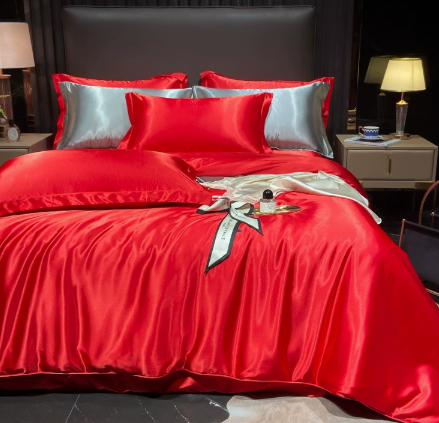 Luxueuze Zijde Set | Compleet Zijde Beddegoed Set - Image 5
