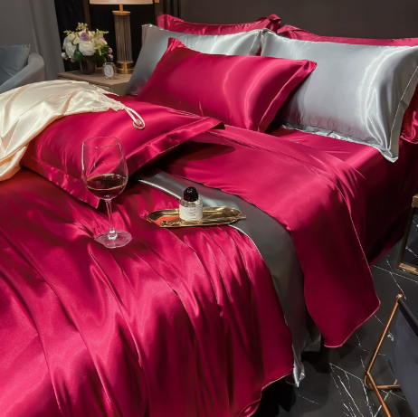 Luxueuze Zijde Set | Compleet Zijde Beddegoed Set - Image 6