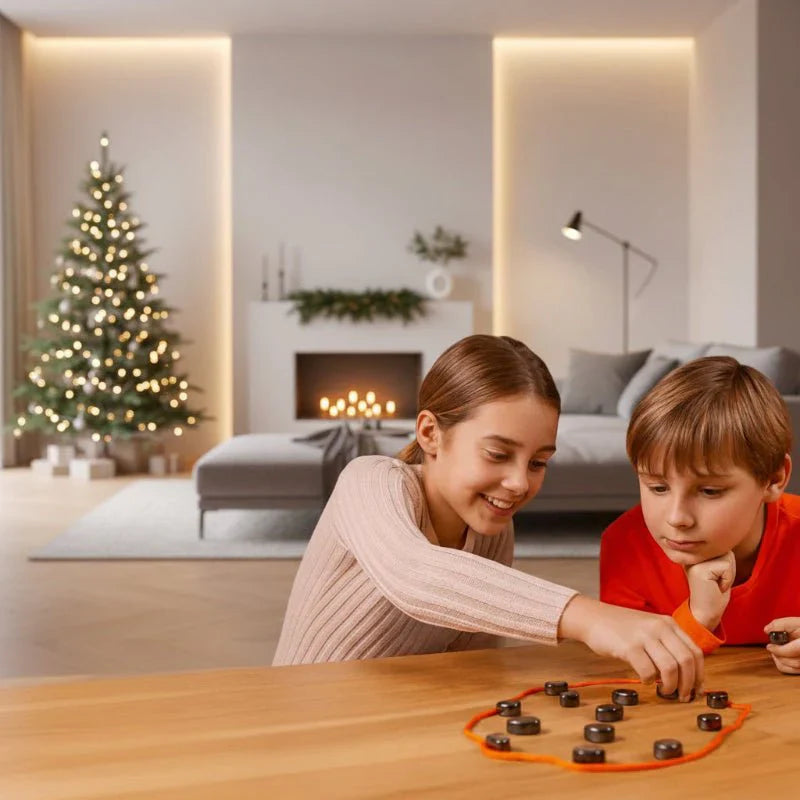 MAGNETISCH SCHAAK - Magnetisch schaakspel voor onderweg & strategie