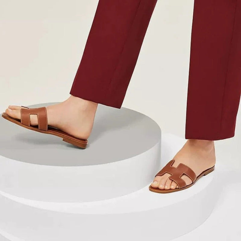 Margot – Platte Sandalen met Straps en Antislip Zool