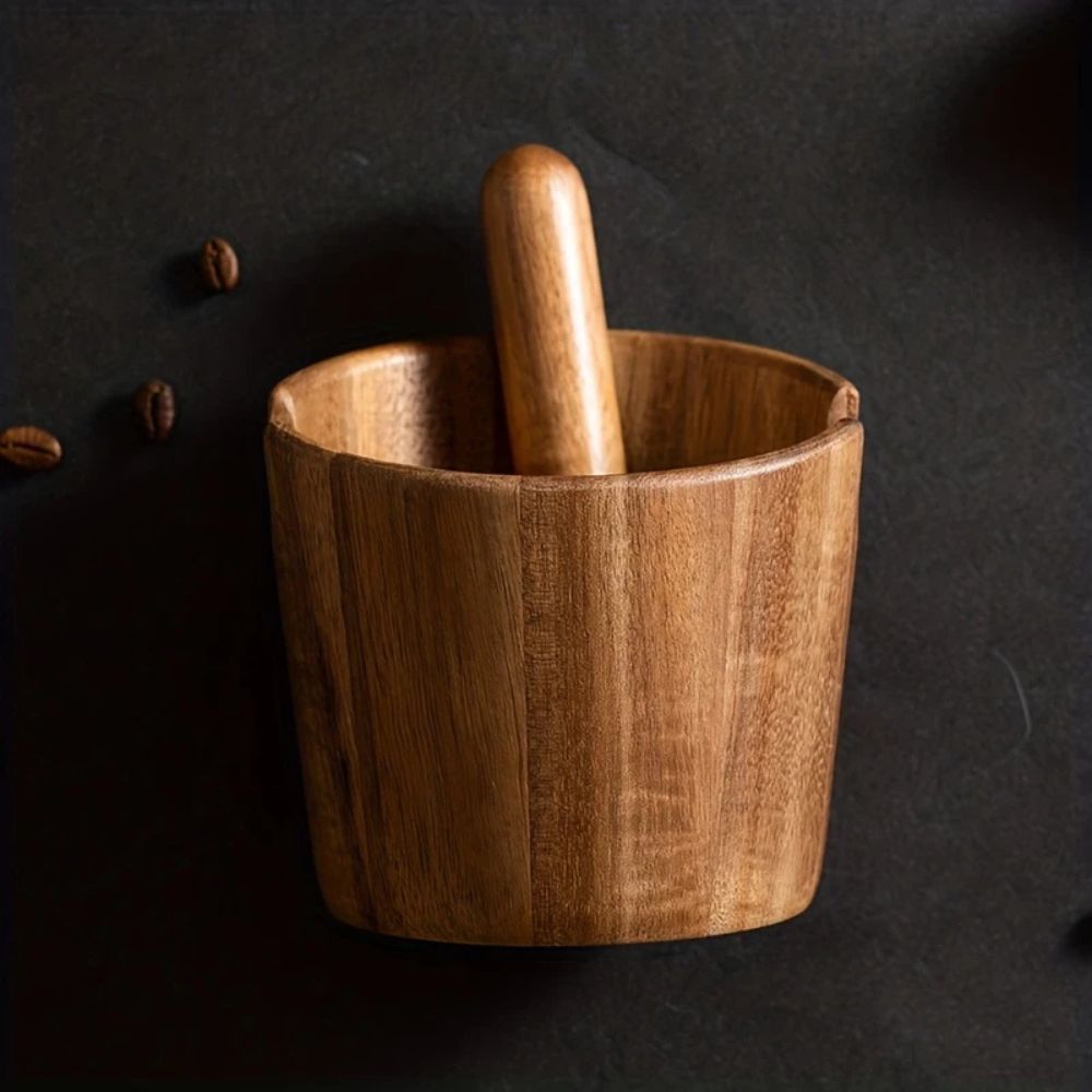 Massief Houten Koffie Knock Box