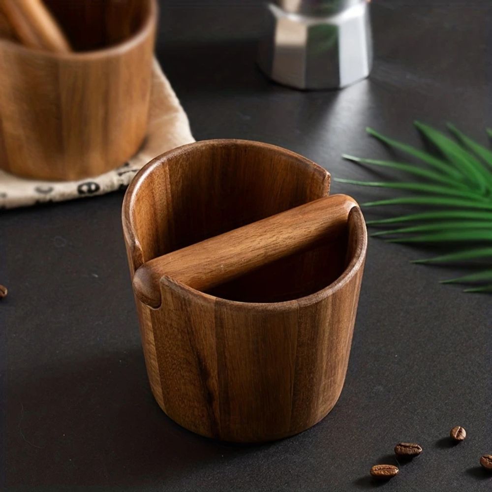 Massief Houten Koffie Knock Box