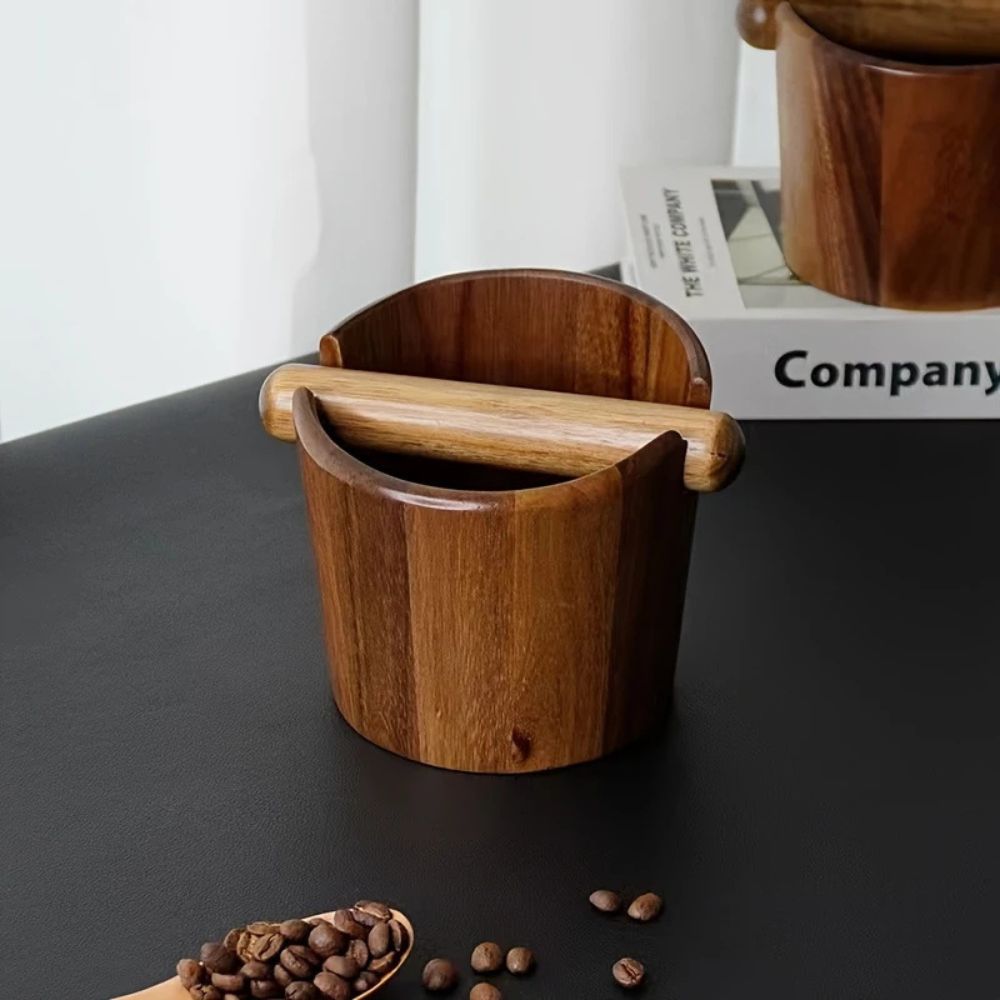 Massief Houten Koffie Knock Box