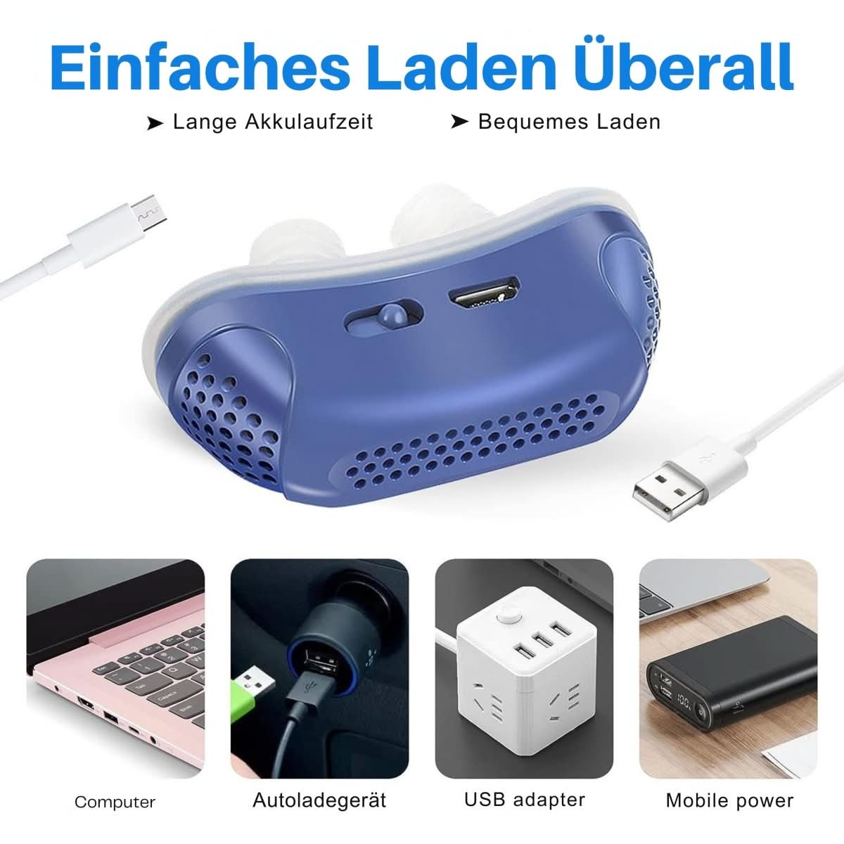 MICROBREATH – Compact CPAP-apparaat Tegen Snurken en Slaapapneu