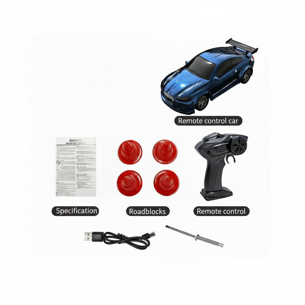 MICRODRIFT – Compact 1:64 Afstandsbediening Driftauto voor Soepel Glijden