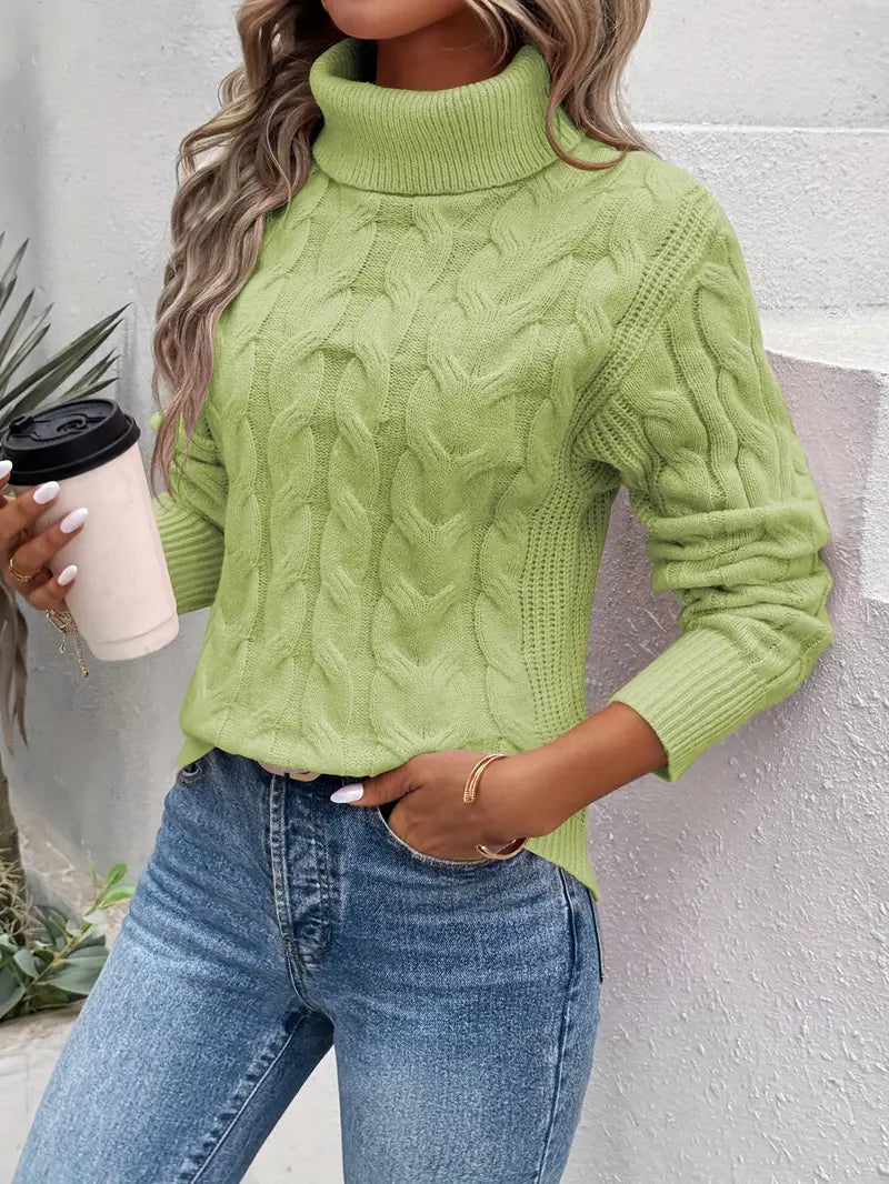 Mila - Dames Winter Twist Coltrui in Wol