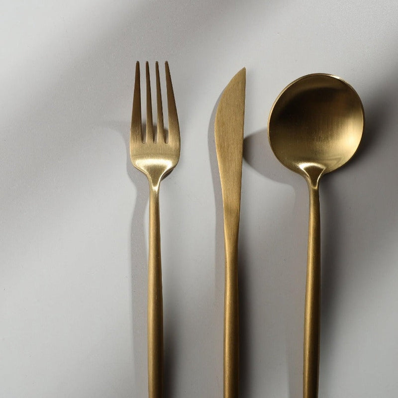 Minimalistische Bestek