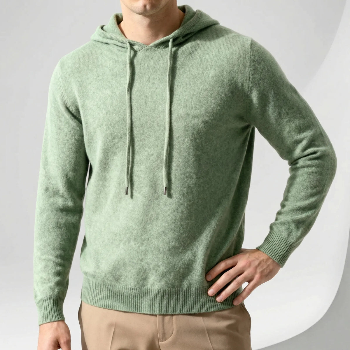Minimalistische luxe trui