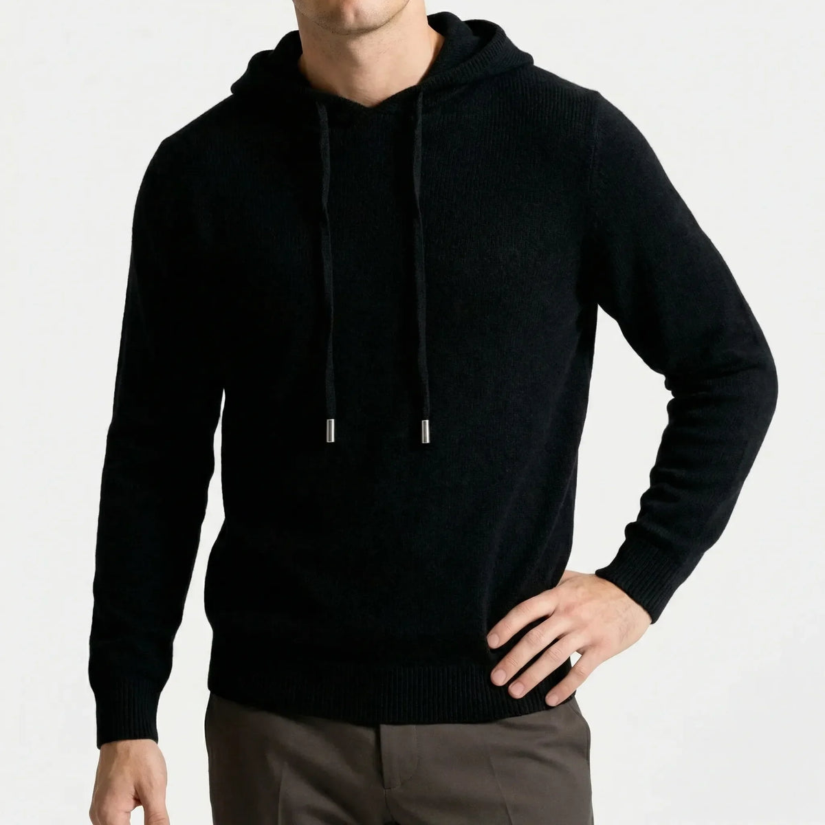Minimalistische luxe trui
